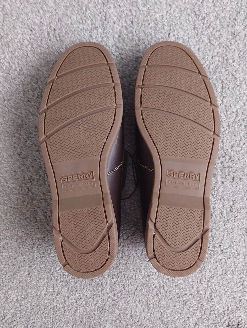 Sperry Leeward 2 Eye Boat Shoes Topsider Leather Shoes Amaretto